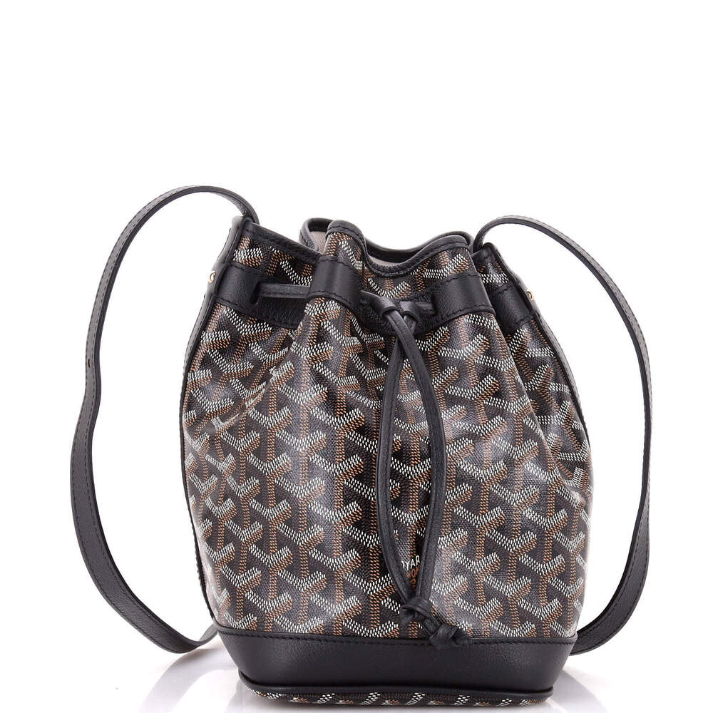 Goyard PM Petit Flot Bucket Bag Coated Canvas